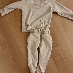 Jamie Kay Speckled Cream Joggers